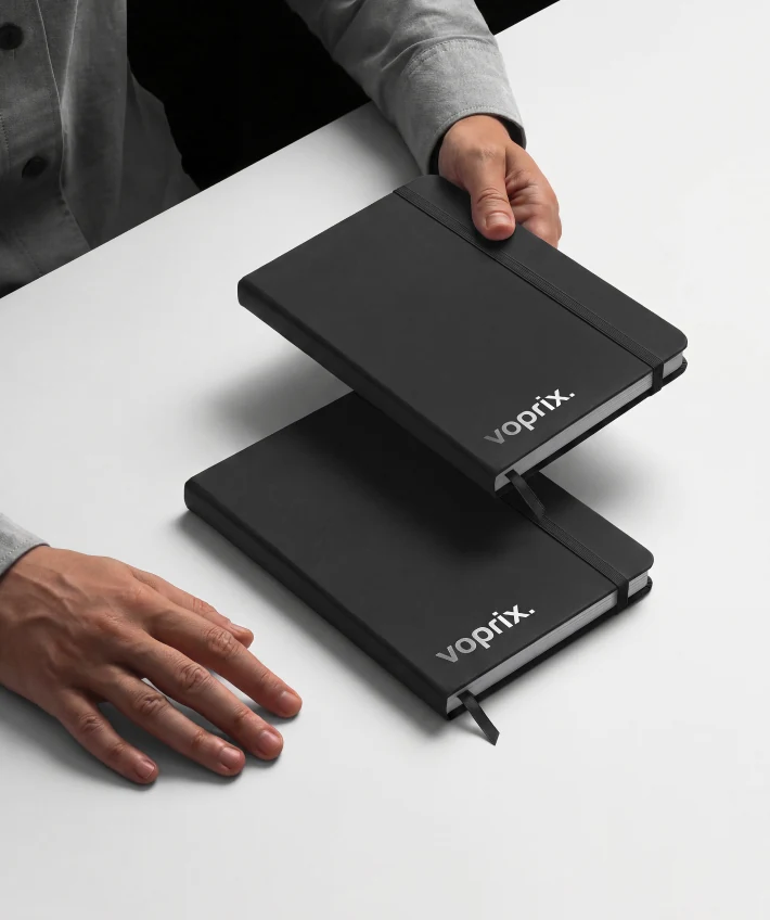 Cadernos executivos personalizados Voprix